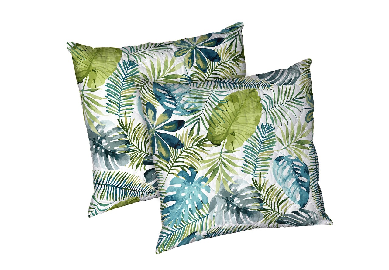Set 2 perne Jungle, microfibra matlasata Alcam, 70X70 cm - imagine 5